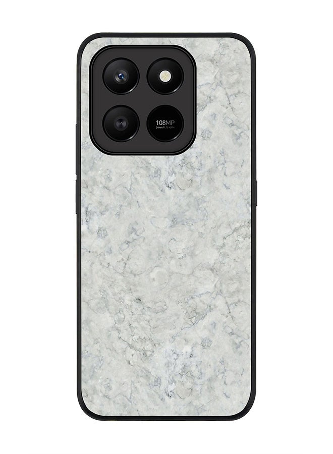 For Honor X7d 4G / X7d 5G / 400 Smart Case,Slim fit Camera Protection, Shockproof Thin Phone cover  - Marble Texture White